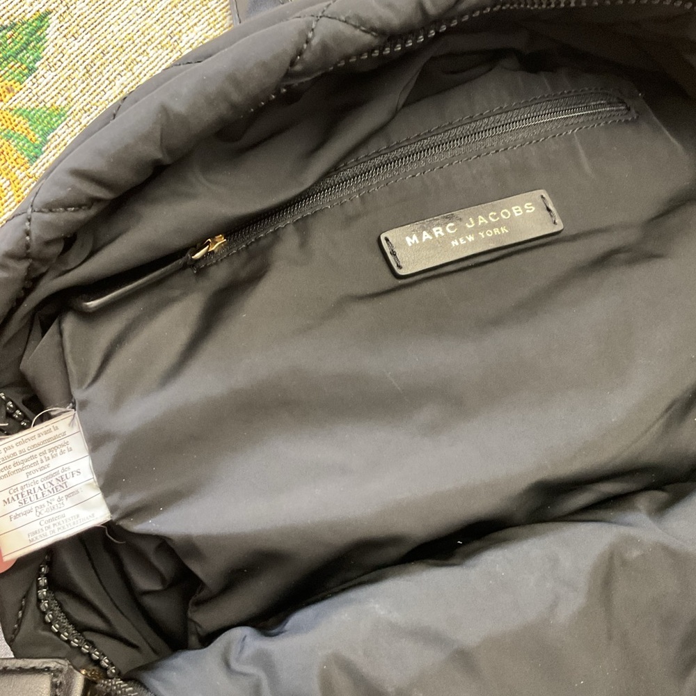 Marc Jacobs Black Quilted Backpack - Picture 7 of 9